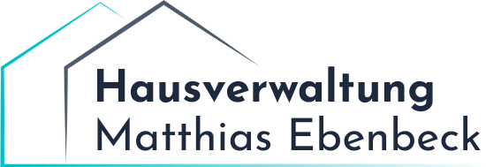Logo der Hausverwaltung Matthias Ebenbeck – Professionelle Dienstleistungen in der Immobilienverwaltung. Kompetente und zuverlässige Hausverwaltung für Eigentümer und Mieter, mit einem Fokus auf individuelle Betreuung und nachhaltige Lösungen.